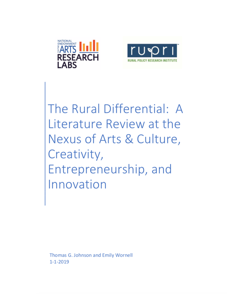 The Rural Differential Lit Review (Cover Image)